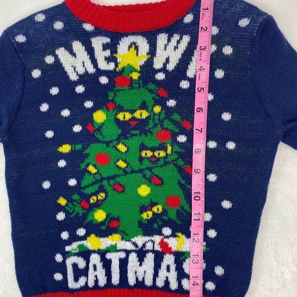Meowy Catmas Cute Christmas sweater - Picture 5 of 6